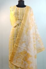 Shripali Cotton Silk Thread Work Suit with Pure Cotton Dupatta - Image 8