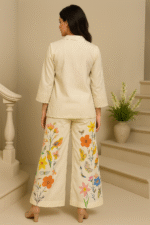 Shripali Pure Khadi Cotton Co Ord Set with Digital Print Bottom - Image 2
