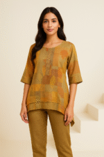 Shripali Multi Check Pure Hemp Co Ord Set - Image 5