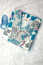 Shripali A-Line Pure Cotton with Floral Print Kurta Pant Set with Dupatta - Image 6