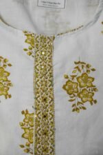 Shripali Pure Malmal Cotton Kurta Pant Set with Dupatta - Image 6