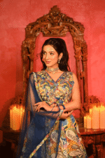 Shripali Multicoloured Designer Lehenga With Hand Embroidered Blouse - Image 3