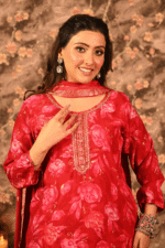 Shripali Ruby Bloom 3Pc Suit - Image 3