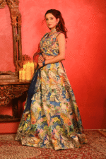 Shripali Multicoloured Designer Lehenga With Hand Embroidered Blouse - Image 4