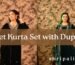 Buy a Velvet Kurta Set with Dupatta